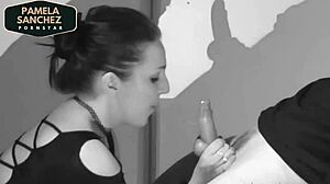 pamela sanchez delivers slimy deepthroat magic with jesus sanchezx