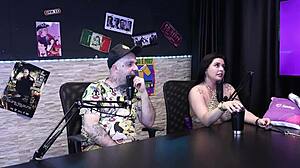 evelyn zain in sheer red lingerie reveals her cuckold fetish