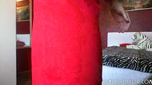 Cute German Teen 18+ Strips on Webcam