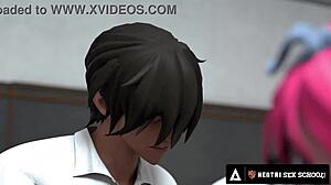 Big titty milf begs, Give me your cum, students!