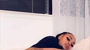 Light Skin Black Girl Masturbates Her Prettiest Titties Solo