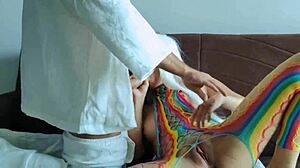 Lazy sunday turns hot assfucking with petite blonde