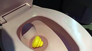 Asian amateurs in threesome blowjob and facial group scene