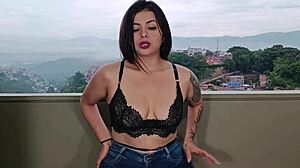 Teen Learns Intense Masturbation Techniques Outdoors