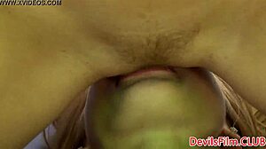 Lesbian teen pussylicked outdoors while toyed till soaking wet!