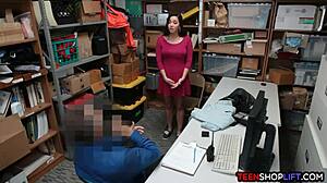 Lingerie stealing stripper caught by security