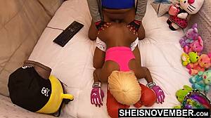 my wet pussy filled by his big dick