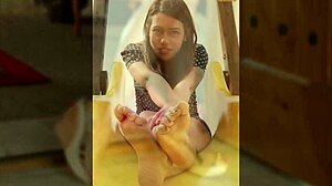 Check out these sexy feet giving an amazing footjob!