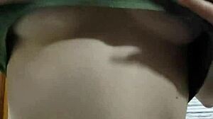 Teen Showing Her Big Tits While Having Some Fun