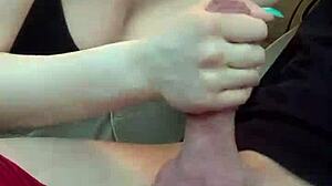 Ritafox Gives Great Blowjob To Friend While Driving