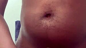 Huge nut in bathroom