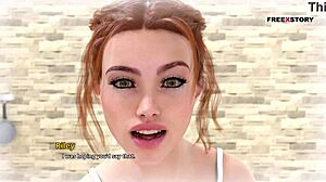 dreaming of riley in kings 3d porn game, so hot! 😏