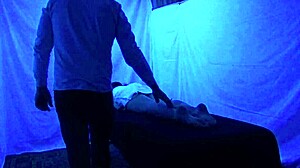 Gigi Breeze gets black fetish massage under lights