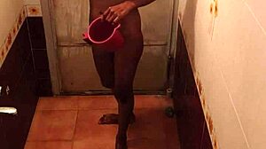 i watch these hot lesbians licking each other in the bathroom