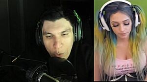 joycgee and trainwrecks performing in a live webcam show