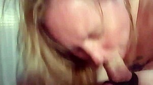 She swallows every drop of that big cock's cum in the afternoon.