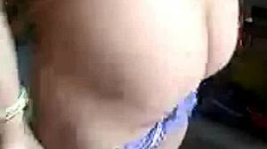 Seductive fat ass aunt invites taboo sex with her big booty.