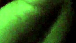 I'm riding my boyfriend's cock while he watches me intensely, feeling every thrust.