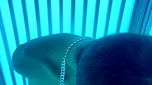 Kevin V Plays with Dildo in Public Bed!