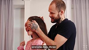 blonde barbie fell into the hands of a bratty spoilt rich girl