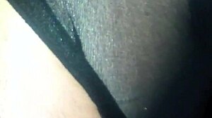 outdoor cum in the dark nature public with oiled stockings and naked body