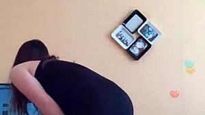 Young Girl Feels Intense Pleasure During Webcam Masturbation Session