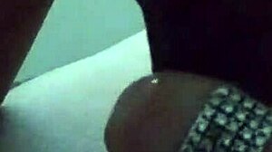 Blonde receives a facial treatment in suggestive scene