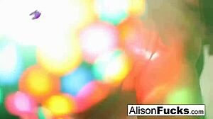 sexy big boobed disco ball babe alison tyler