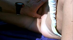 Teasing A Stranger In The Dunes Of Maspalomas.