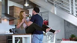 She fucks her stepbrother sweetly.