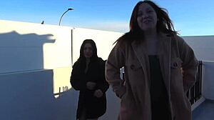 i watched teen bbw lilly explore her first lesbian kiss