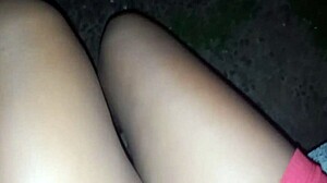 Latina Cheats In Park, Rides Small Dick Until Cum, Guard Watches