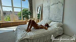 Horny slut in action