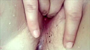 The Stunning Milf Is Masturbating Outdoors in a Close-Up View