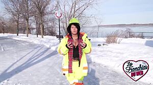 Eva, The Chubby Canadian Milf Shows Her Big Tits In Lingerie!