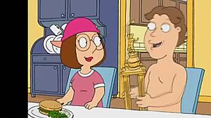 Family guy visits nudists