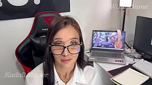 Student asks teacher for help and sits to earn a perfect grade.