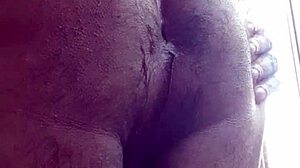 homemade amateur cums on ass early morning in bedroom