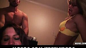 slutty college teen 18+s start an orgy at house party!