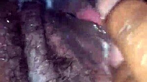 Wow, that hairy pussy on curved cock