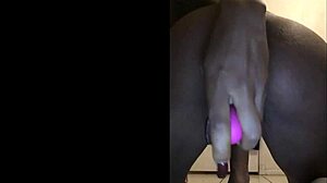 creamy treat for the wet ebony beauty