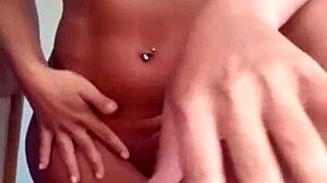 Watch Agatha, the married carioca, rip her clothes off in a hot striptease on webcam while her cuckold husband is at work!