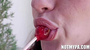 Em Indica's Petite 18+ Body Hardcore POV Blowjob with Evan Stone