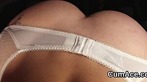 wicked doll gets jizz load on her face, swallowing all the jism with cum swapping 😈