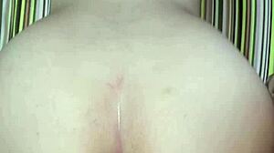 Stepfather Pounds Big Ass In Doggy And Cums On Tits