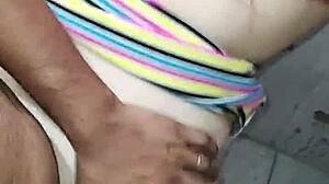 fucking the white girl in the bathroom, sailor girl style 😍