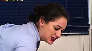 cfnm lingerie femdom nurses sucking patient cock in threesome