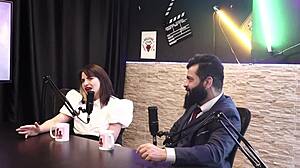 Lady Snow in sheer red lingerie 😘