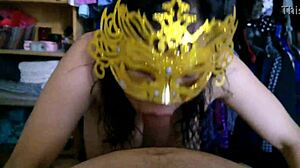 Pregnant Gloria Delivers An Amazing Blowjob To Paco In This Swingers Group Session!