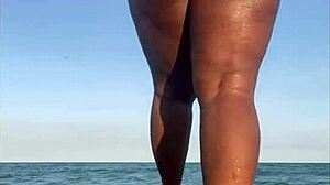 Day at the Beach with Mature Women.